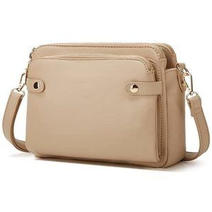 Crossbody Bags For ThreeLayer Crossbody Satchel Vegan Luxe Material